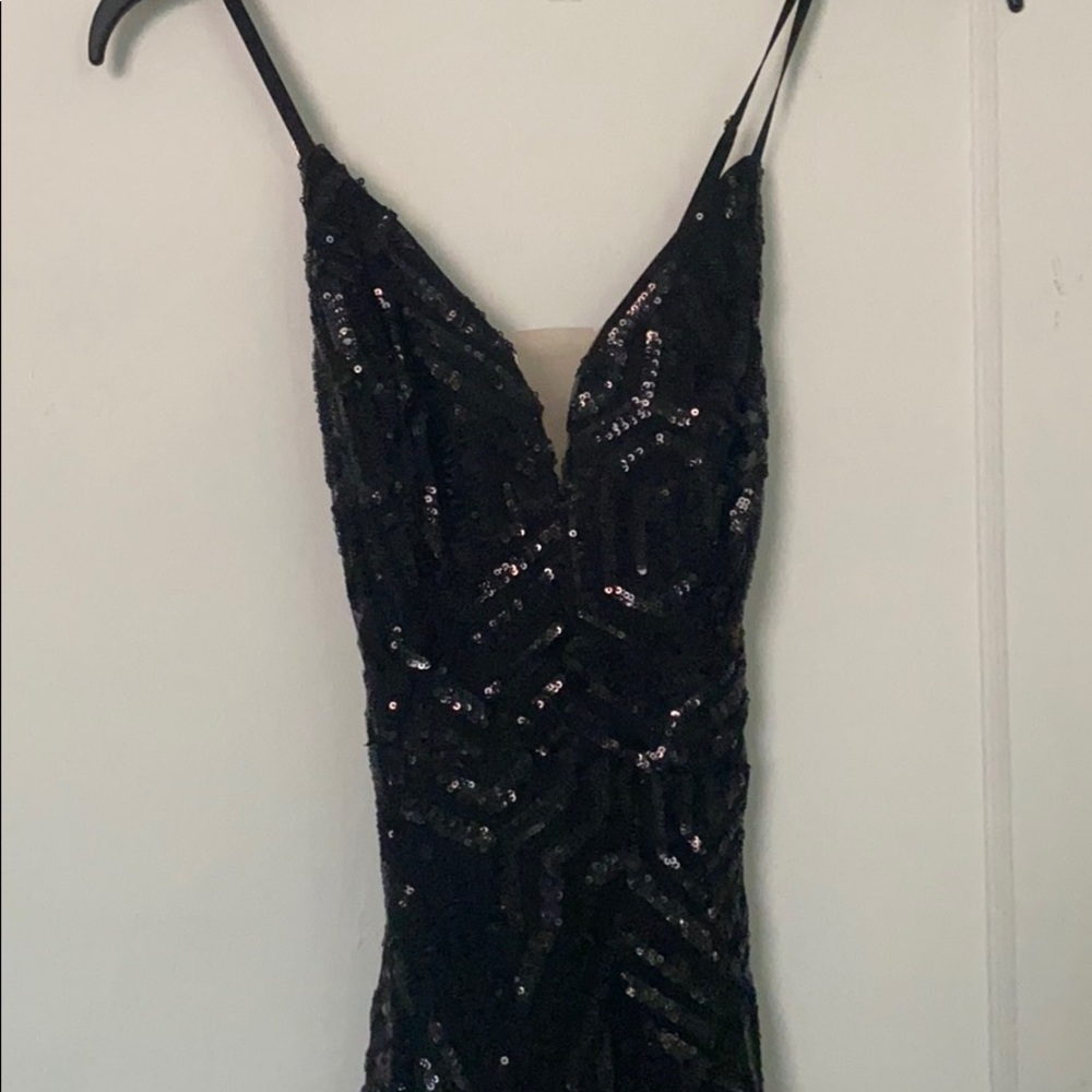 Formal black dress